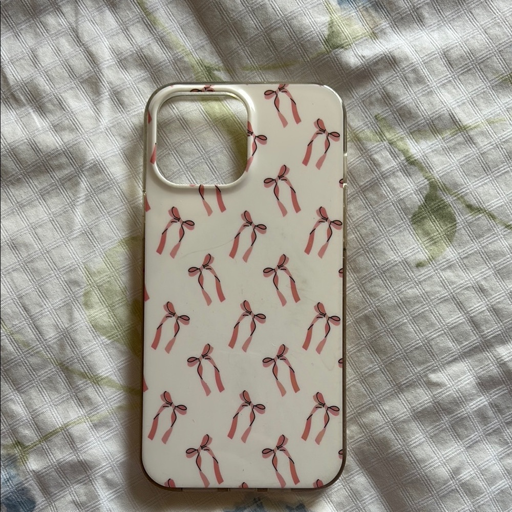 Stylish Pink Bow Phone Case